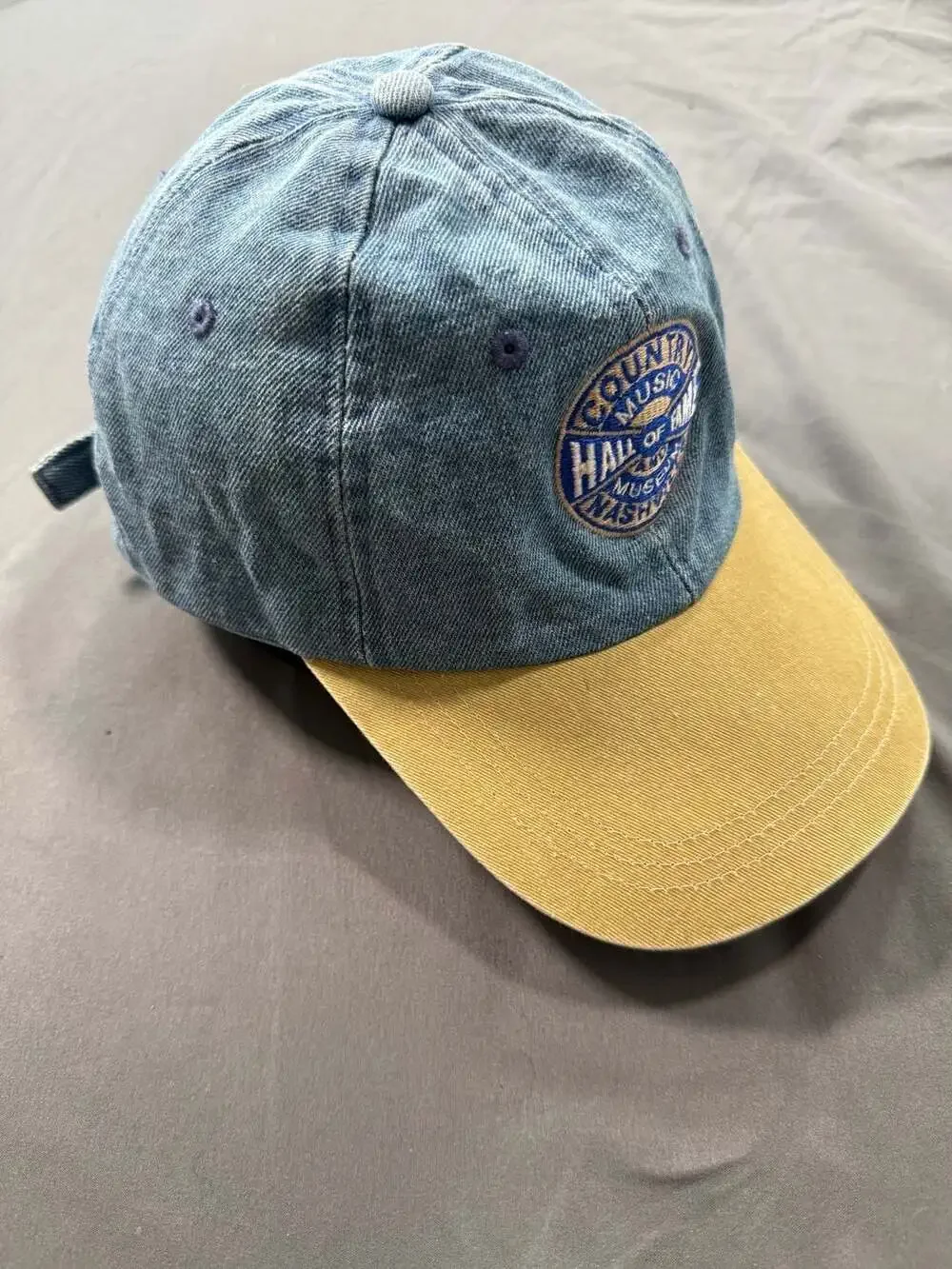 Country Music Hall of Fame Museum Denim Hat Honor Thy Music Cap